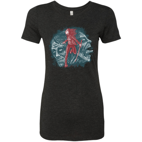 T-Shirts Vintage Black / Small Katana Girl Women's Triblend T-Shirt