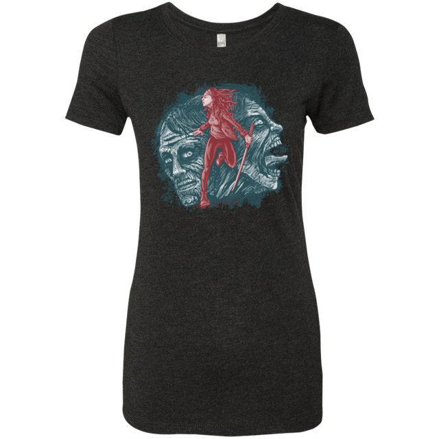 T-Shirts Vintage Black / Small Katana Girl Women's Triblend T-Shirt