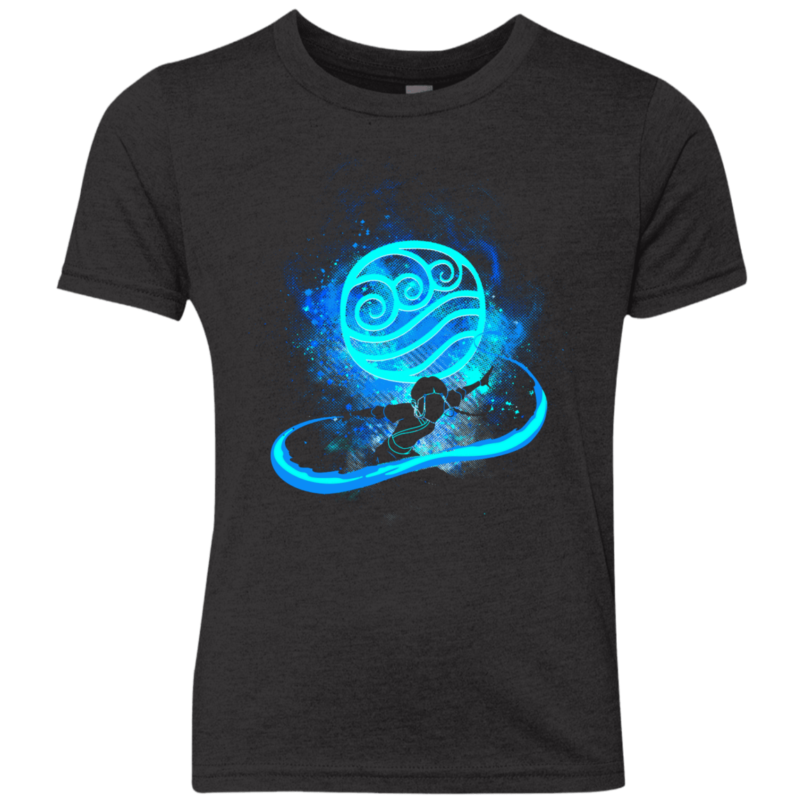 T-Shirts Vintage Black / YXS Katara Art Youth Triblend T-Shirt