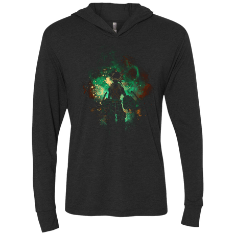 T-Shirts Vintage Black / X-Small KATSUKI ART Triblend Long Sleeve Hoodie Tee