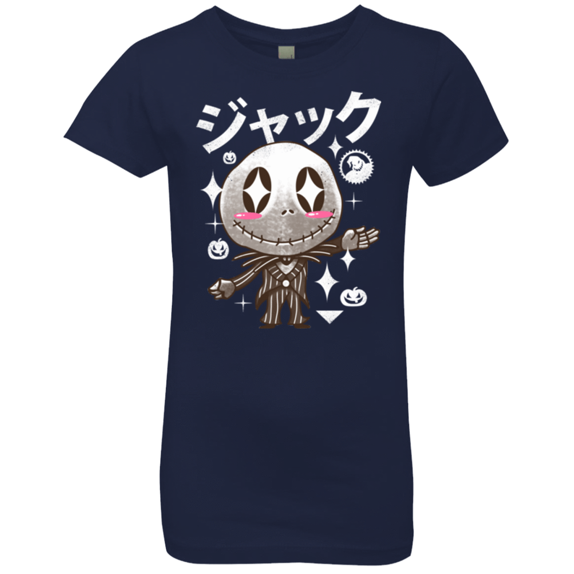 T-Shirts Midnight Navy / YXS Kawaii Before Christmas Girls Premium T-Shirt
