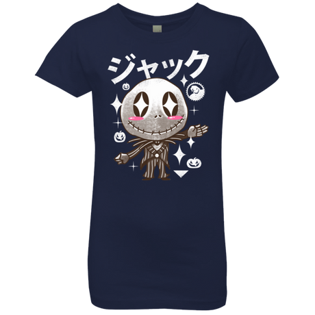 T-Shirts Midnight Navy / YXS Kawaii Before Christmas Girls Premium T-Shirt