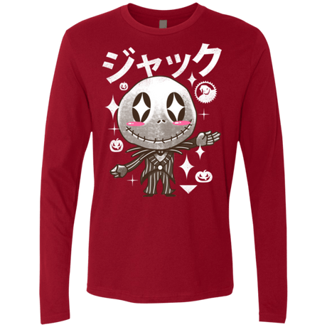 T-Shirts Cardinal / Small Kawaii Before Christmas Men's Premium Long Sleeve