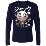 T-Shirts Midnight Navy / Small Kawaii Before Christmas Men's Premium Long Sleeve
