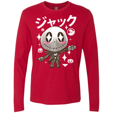 T-Shirts Red / Small Kawaii Before Christmas Men's Premium Long Sleeve