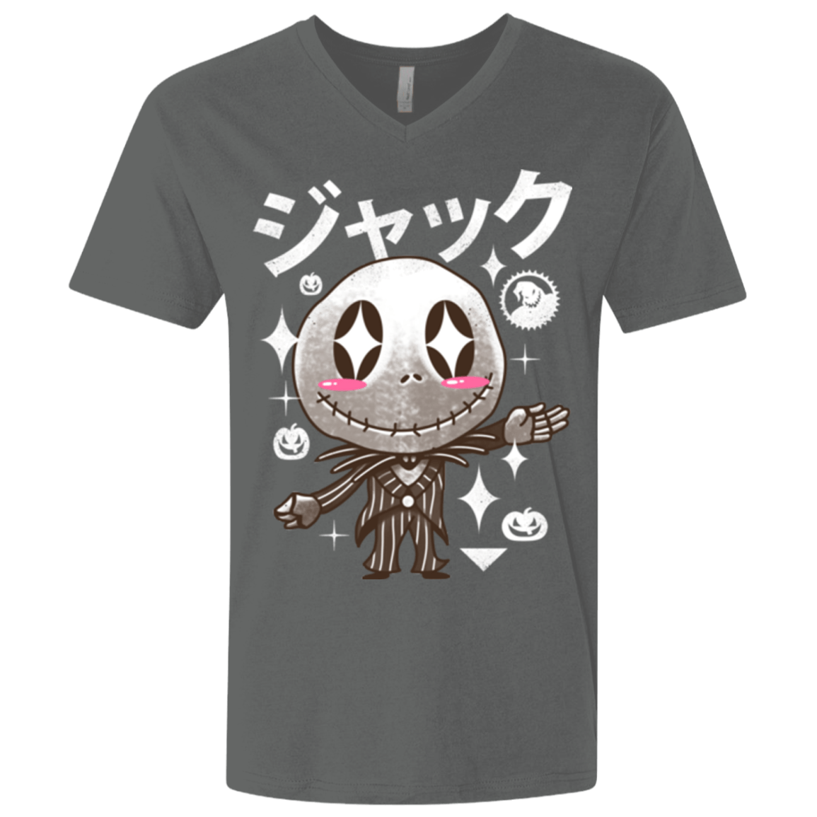 T-Shirts Heavy Metal / X-Small Kawaii Before Christmas Men's Premium V-Neck