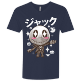 T-Shirts Midnight Navy / X-Small Kawaii Before Christmas Men's Premium V-Neck