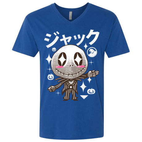 T-Shirts Royal / X-Small Kawaii Before Christmas Men's Premium V-Neck