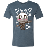 T-Shirts Indigo / Small Kawaii Before Christmas Men's Triblend T-Shirt