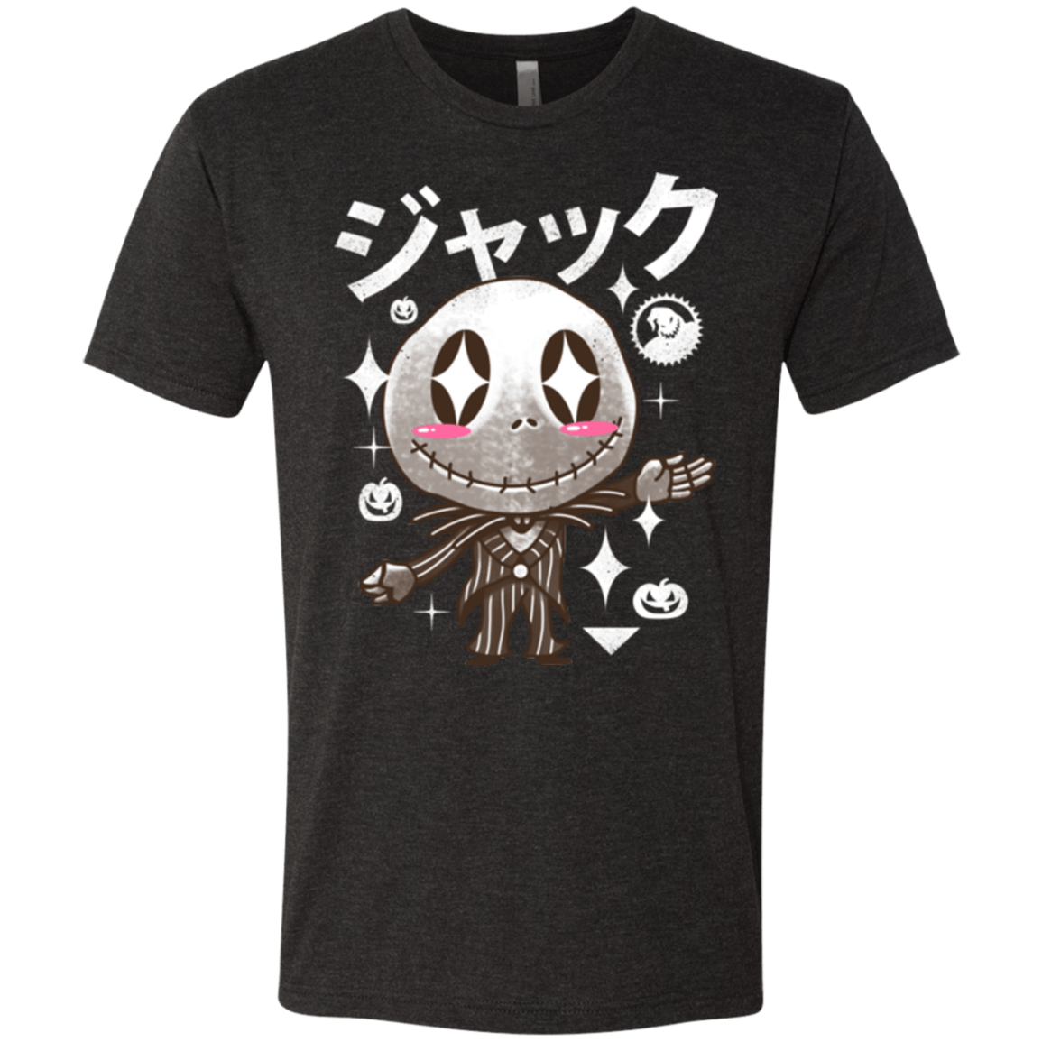 T-Shirts Vintage Black / Small Kawaii Before Christmas Men's Triblend T-Shirt
