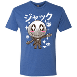 T-Shirts Vintage Royal / Small Kawaii Before Christmas Men's Triblend T-Shirt