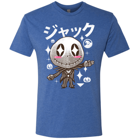 T-Shirts Vintage Royal / Small Kawaii Before Christmas Men's Triblend T-Shirt