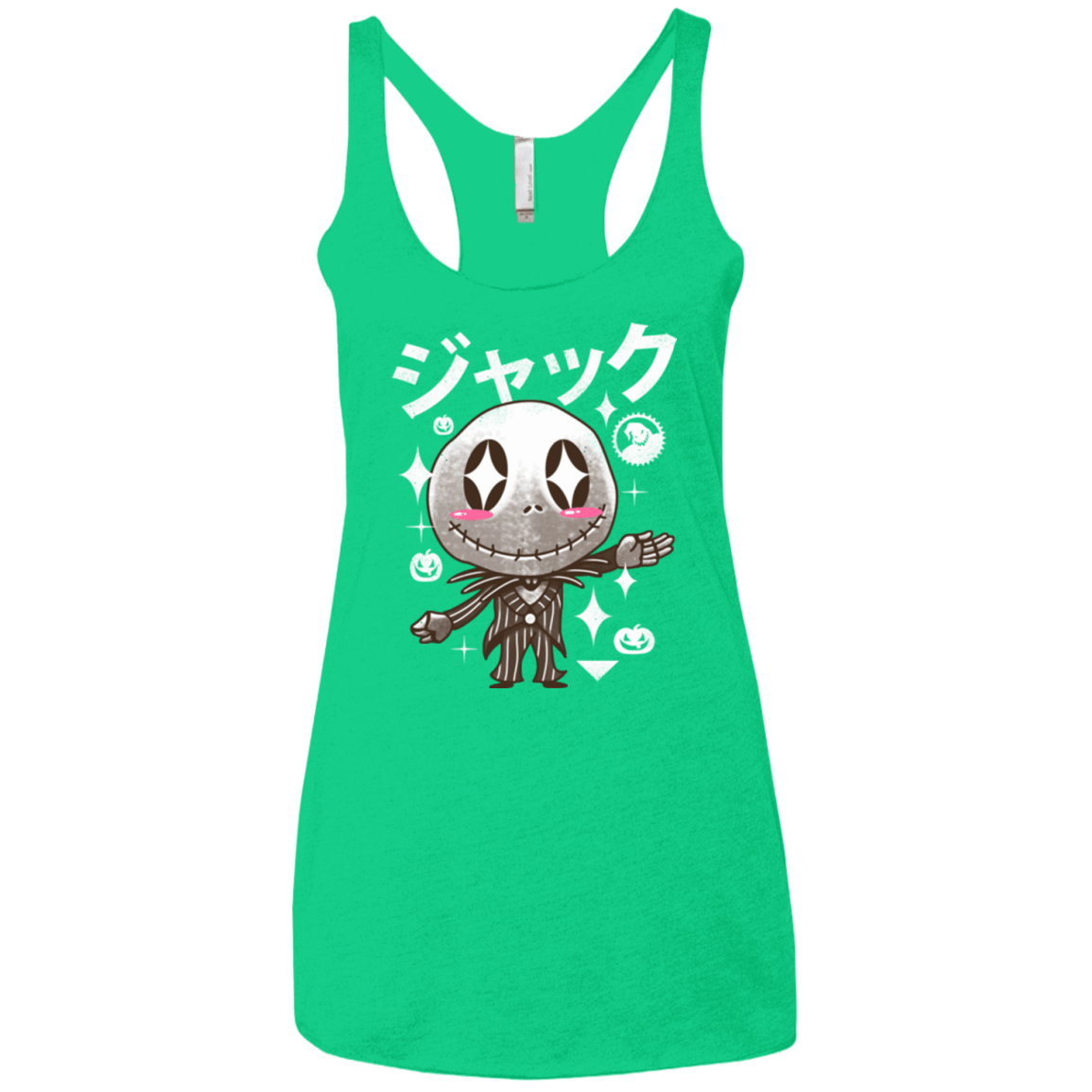 T-Shirts Envy / X-Small Kawaii Before Christmas Women's Triblend Racerback Tank