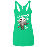 T-Shirts Envy / X-Small Kawaii Before Christmas Women's Triblend Racerback Tank