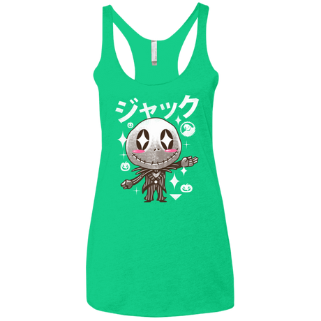 T-Shirts Envy / X-Small Kawaii Before Christmas Women's Triblend Racerback Tank