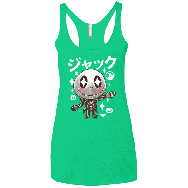 T-Shirts Envy / X-Small Kawaii Before Christmas Women's Triblend Racerback Tank
