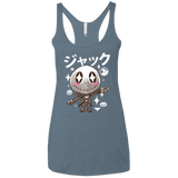 T-Shirts Indigo / X-Small Kawaii Before Christmas Women's Triblend Racerback Tank