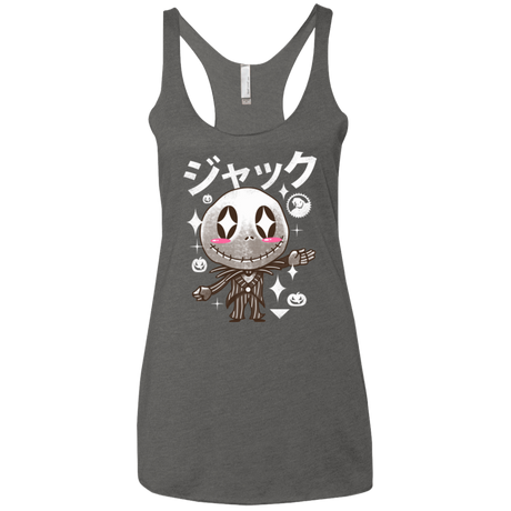 T-Shirts Premium Heather / X-Small Kawaii Before Christmas Women's Triblend Racerback Tank