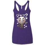 T-Shirts Purple / X-Small Kawaii Before Christmas Women's Triblend Racerback Tank