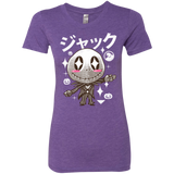 T-Shirts Purple Rush / Small Kawaii Before Christmas Women's Triblend T-Shirt