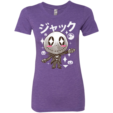 T-Shirts Purple Rush / Small Kawaii Before Christmas Women's Triblend T-Shirt