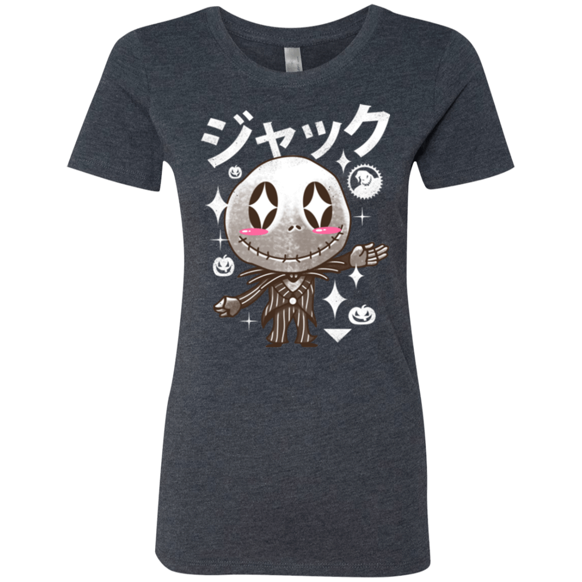 T-Shirts Vintage Navy / Small Kawaii Before Christmas Women's Triblend T-Shirt