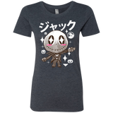 T-Shirts Vintage Navy / Small Kawaii Before Christmas Women's Triblend T-Shirt