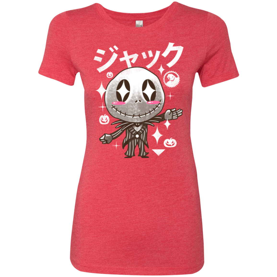 T-Shirts Vintage Red / Small Kawaii Before Christmas Women's Triblend T-Shirt