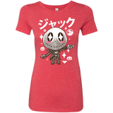T-Shirts Vintage Red / Small Kawaii Before Christmas Women's Triblend T-Shirt