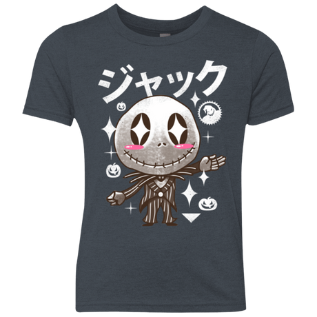 T-Shirts Vintage Navy / YXS Kawaii Before Christmas Youth Triblend T-Shirt