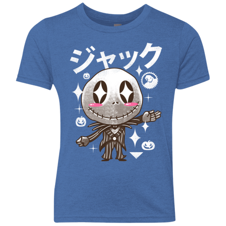 T-Shirts Vintage Royal / YXS Kawaii Before Christmas Youth Triblend T-Shirt