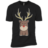 T-Shirts Black / YXS Kawaii Christmas Reindeer Boys Premium T-Shirt