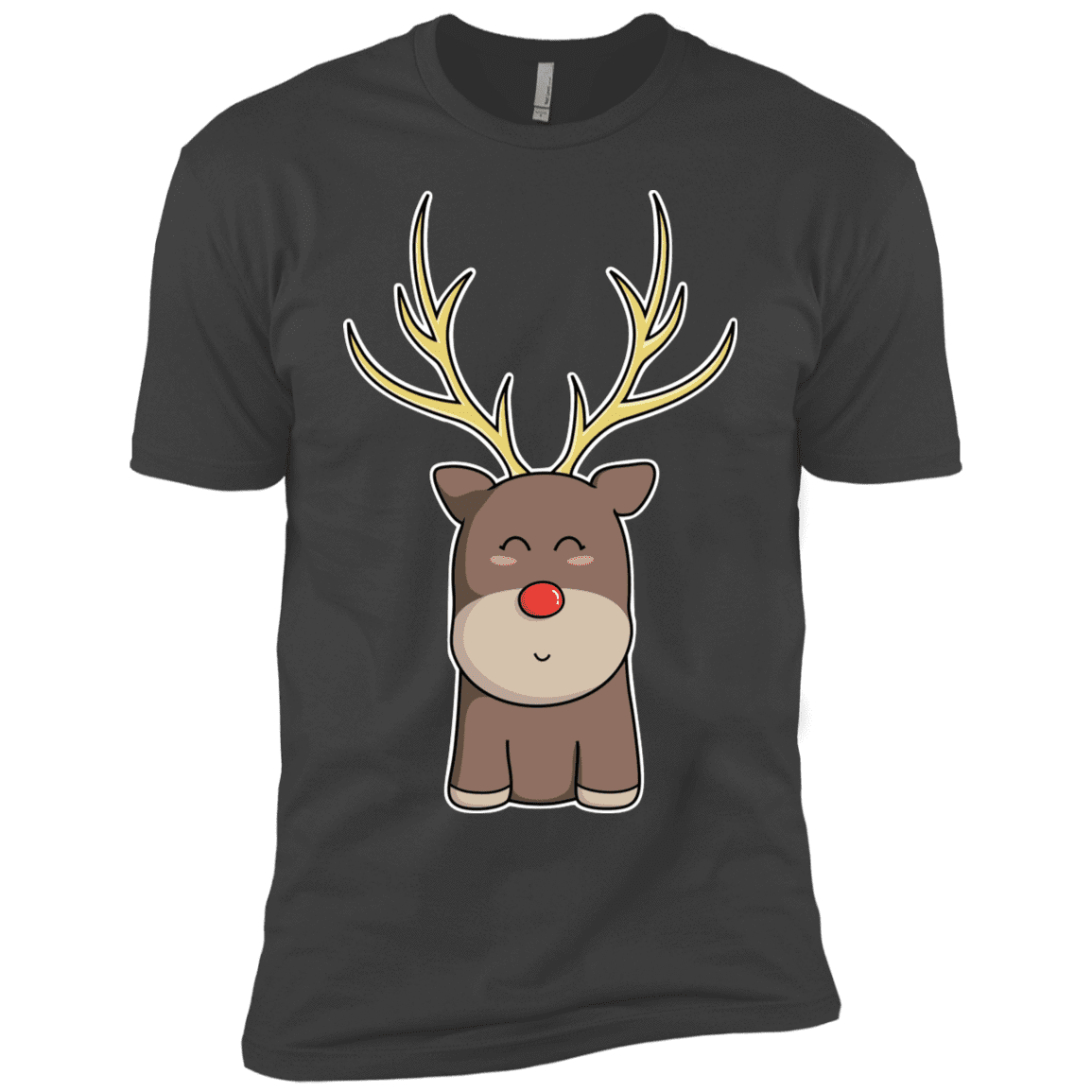 T-Shirts Heavy Metal / YXS Kawaii Christmas Reindeer Boys Premium T-Shirt