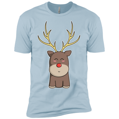 T-Shirts Light Blue / YXS Kawaii Christmas Reindeer Boys Premium T-Shirt