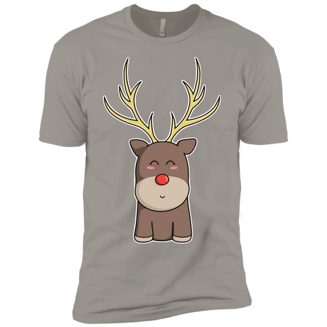 T-Shirts Light Grey / YXS Kawaii Christmas Reindeer Boys Premium T-Shirt