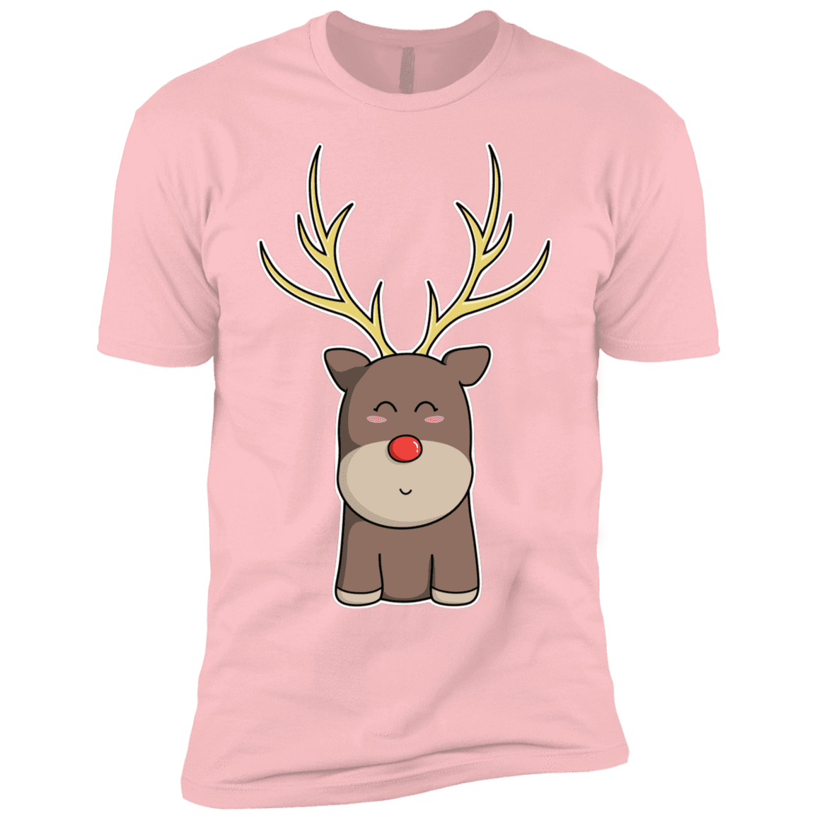 T-Shirts Light Pink / YXS Kawaii Christmas Reindeer Boys Premium T-Shirt