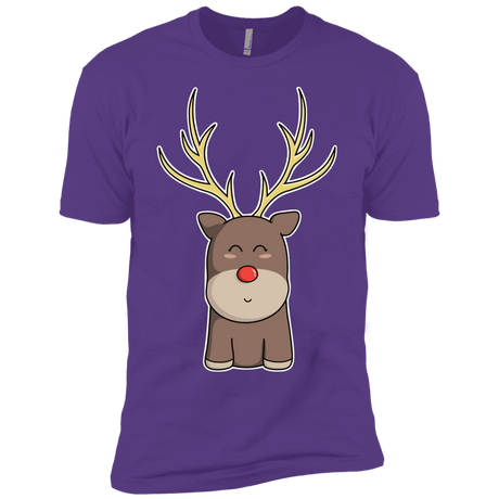 T-Shirts Purple Rush / YXS Kawaii Christmas Reindeer Boys Premium T-Shirt