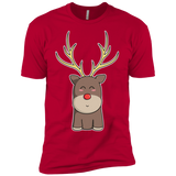 T-Shirts Red / YXS Kawaii Christmas Reindeer Boys Premium T-Shirt