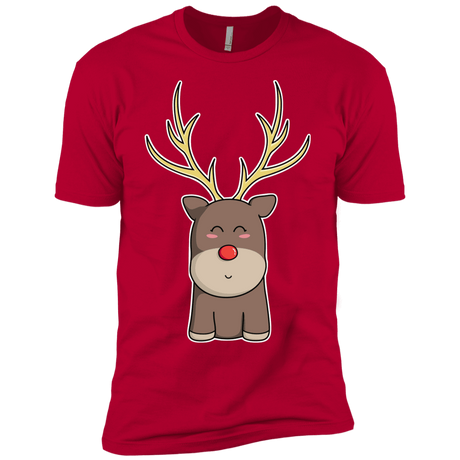 T-Shirts Red / YXS Kawaii Christmas Reindeer Boys Premium T-Shirt