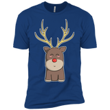 T-Shirts Royal / YXS Kawaii Christmas Reindeer Boys Premium T-Shirt