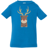 T-Shirts Cobalt / 6 Months Kawaii Christmas Reindeer Infant Premium T-Shirt