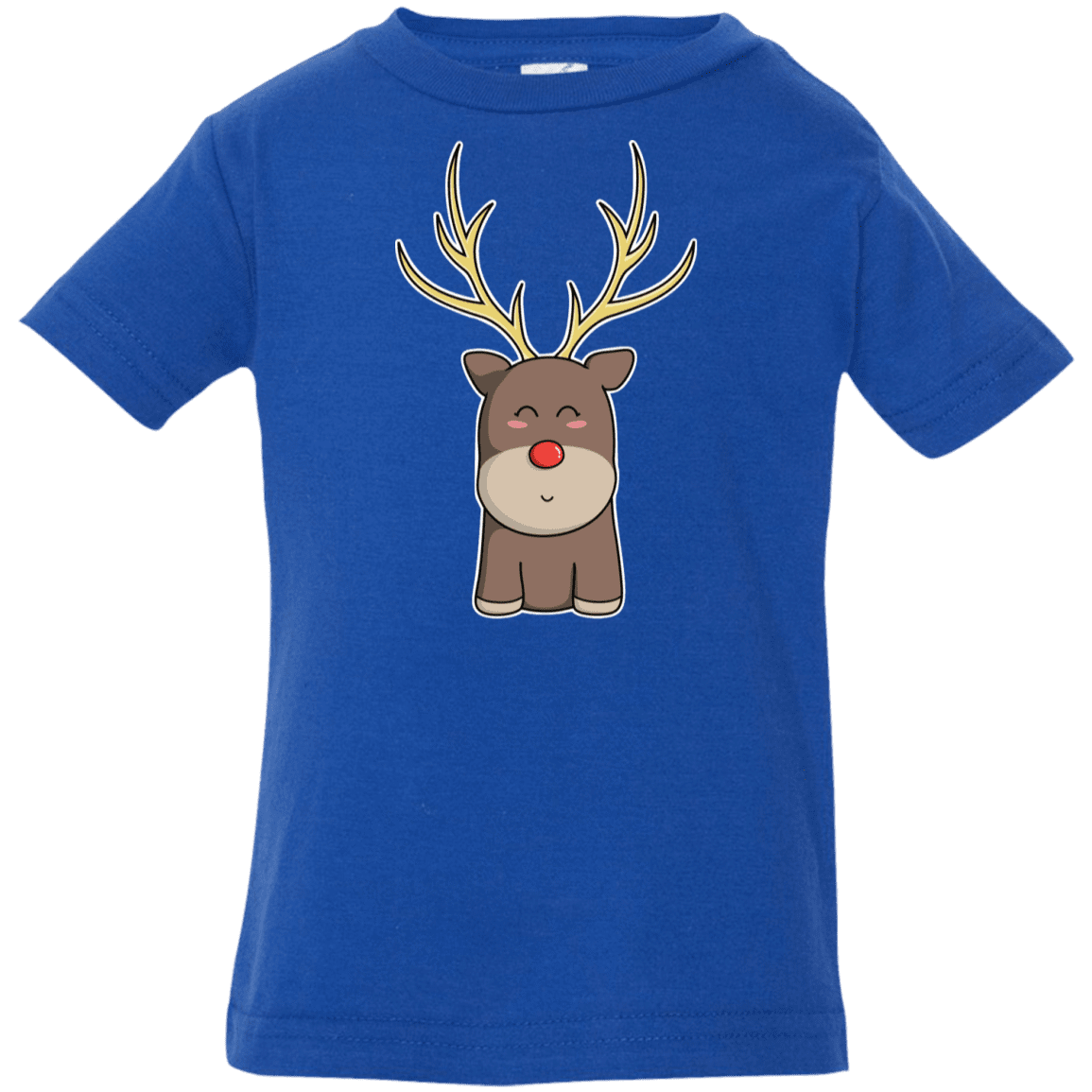 T-Shirts Royal / 6 Months Kawaii Christmas Reindeer Infant Premium T-Shirt