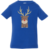 T-Shirts Royal / 6 Months Kawaii Christmas Reindeer Infant Premium T-Shirt