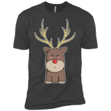 T-Shirts Heavy Metal / X-Small Kawaii Christmas Reindeer Men's Premium T-Shirt