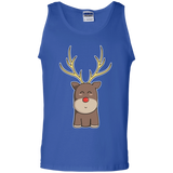 T-Shirts Royal / S Kawaii Christmas Reindeer Men's Tank Top