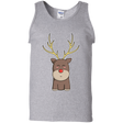T-Shirts Sport Grey / S Kawaii Christmas Reindeer Men's Tank Top