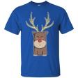 T-Shirts Royal / S Kawaii Christmas Reindeer T-Shirt