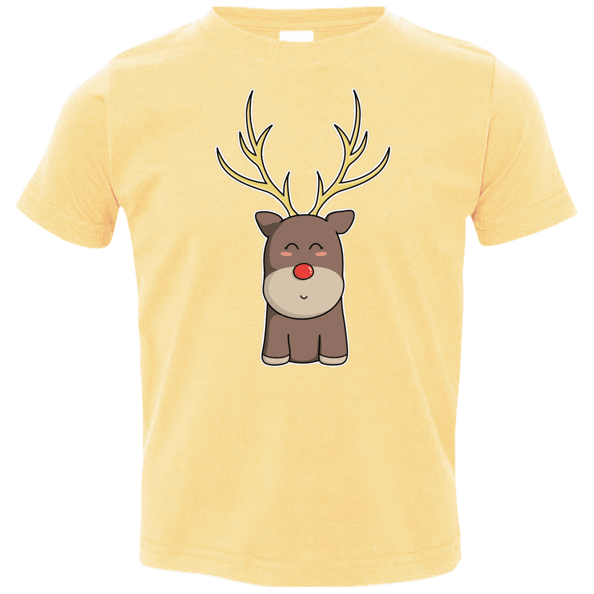 T-Shirts Butter / 2T Kawaii Christmas Reindeer Toddler Premium T-Shirt