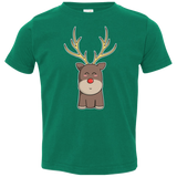 T-Shirts Kelly / 2T Kawaii Christmas Reindeer Toddler Premium T-Shirt