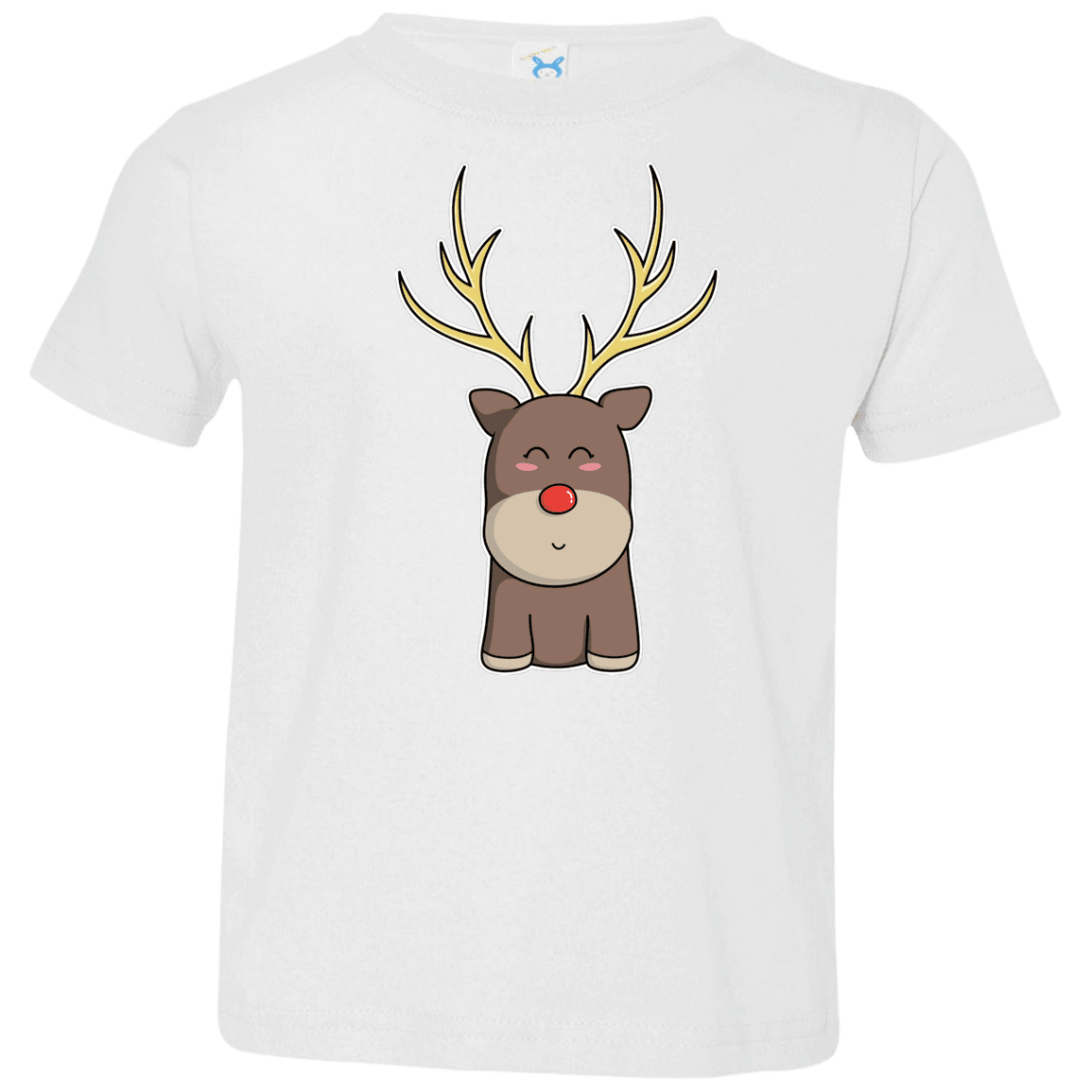 T-Shirts White / 2T Kawaii Christmas Reindeer Toddler Premium T-Shirt